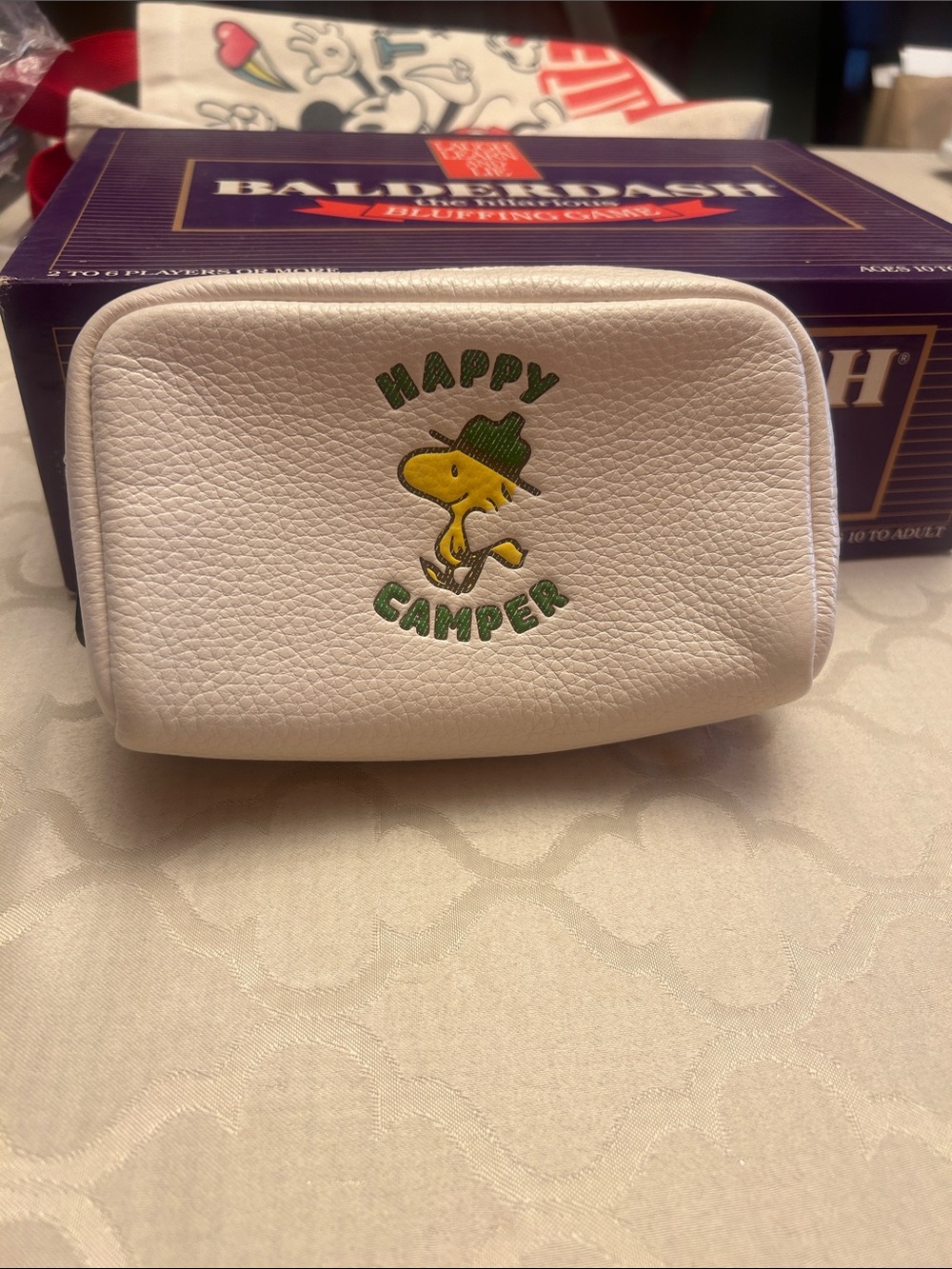 Coach Peanuts Happy Camper Cosmetics Case